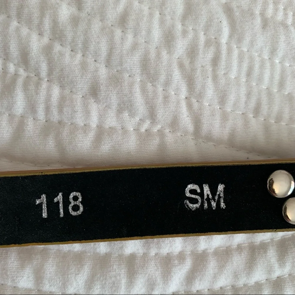 Gorgeous Crystal Studded Leather Belt NWOT